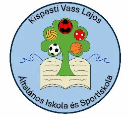 Kispesti Vass Lajos Általános Iskola és Sportiskola logója