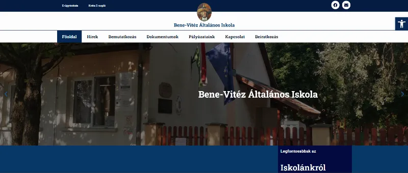 Ladánybenei Bene Vitéz Általános Iskola épülete