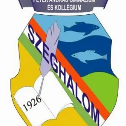 Péter András Gimnázium és Kollégium logója