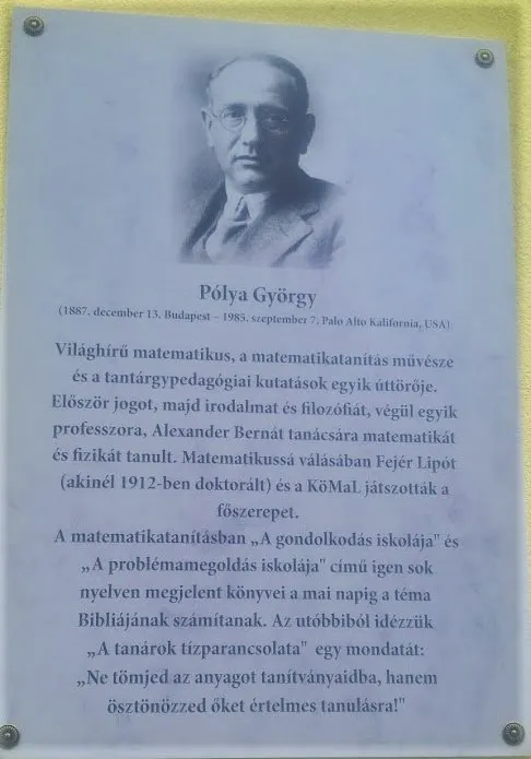 Pólya György Általános Iskola épülete