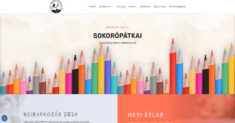 Sokorópátkai Általános Iskola épülete