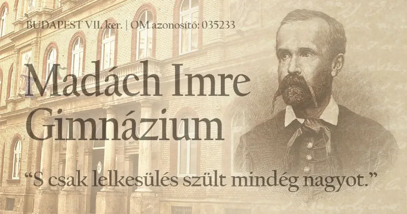 VII. Kerületi Madách Imre Gimnázium épülete